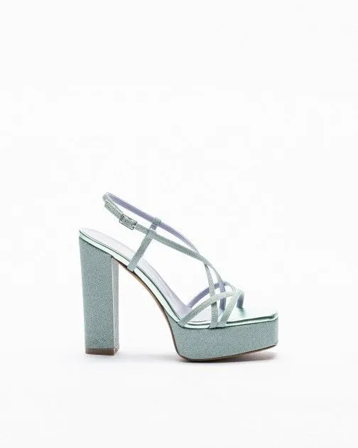 Sandalias de tacón alto PROF 3267 Verde