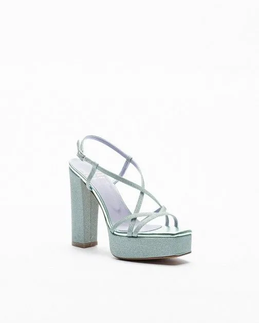 Sandalias de tacón alto PROF 3267 Verde