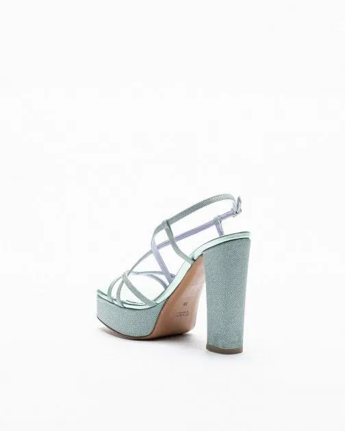 Sandalias de tacón alto PROF 3267 Verde