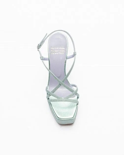 Sandalias de tacón alto PROF 3267 Verde