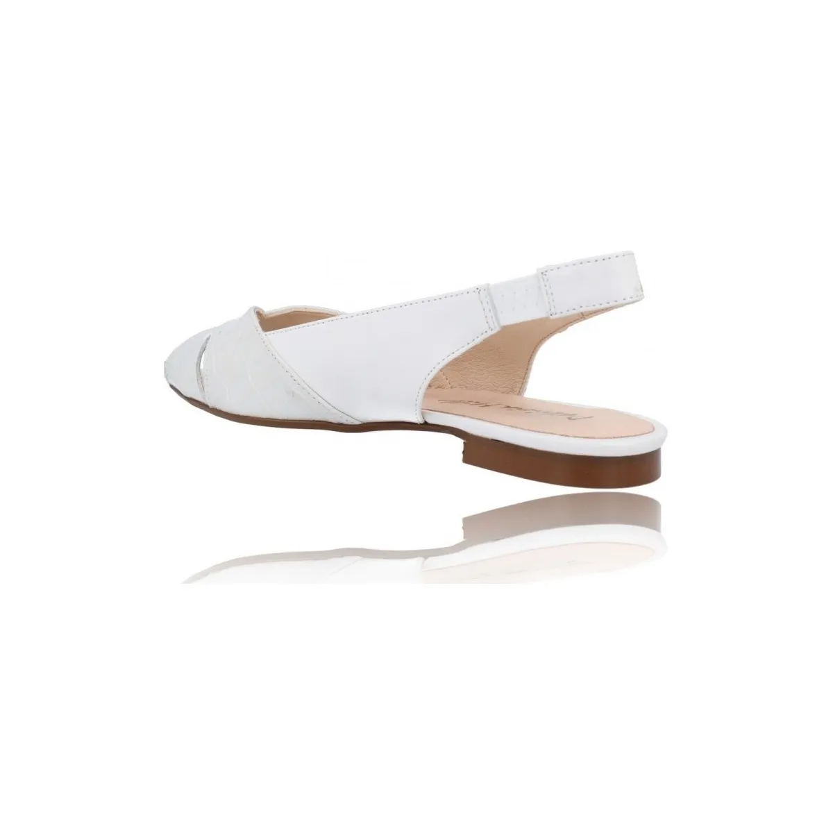 Sandalias Planas de Piel para Mujer de  5542