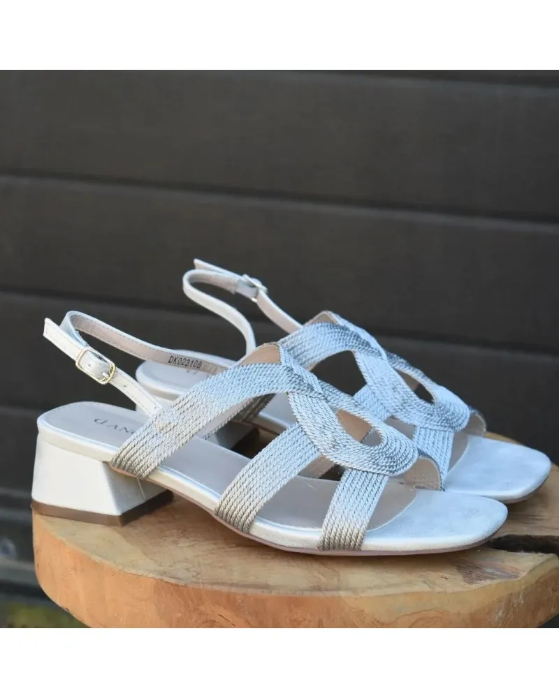 Sandalias tacón bajo DANGELA 23108