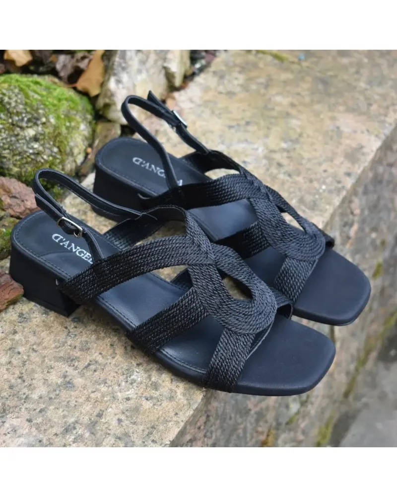 Sandalias tacón bajo DANGELA 23108