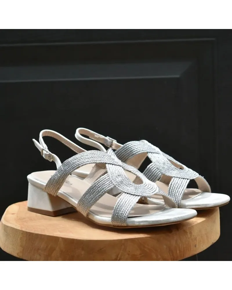 Sandalias tacón bajo DANGELA 23108