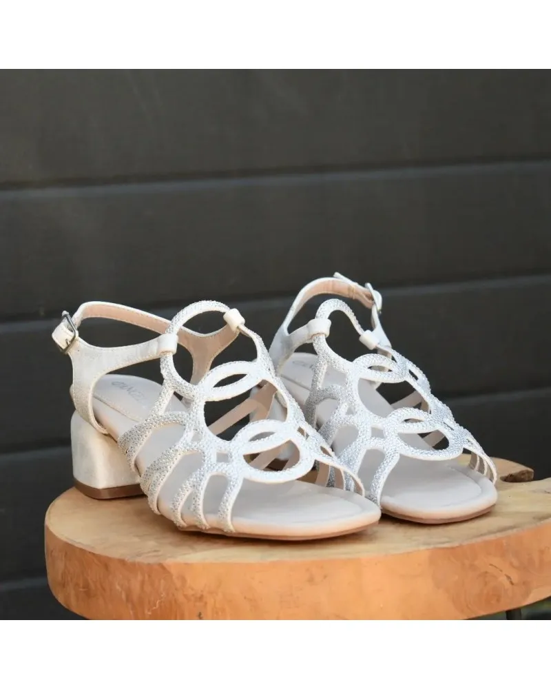 Sandalias tacón bajo DANGELA 23114