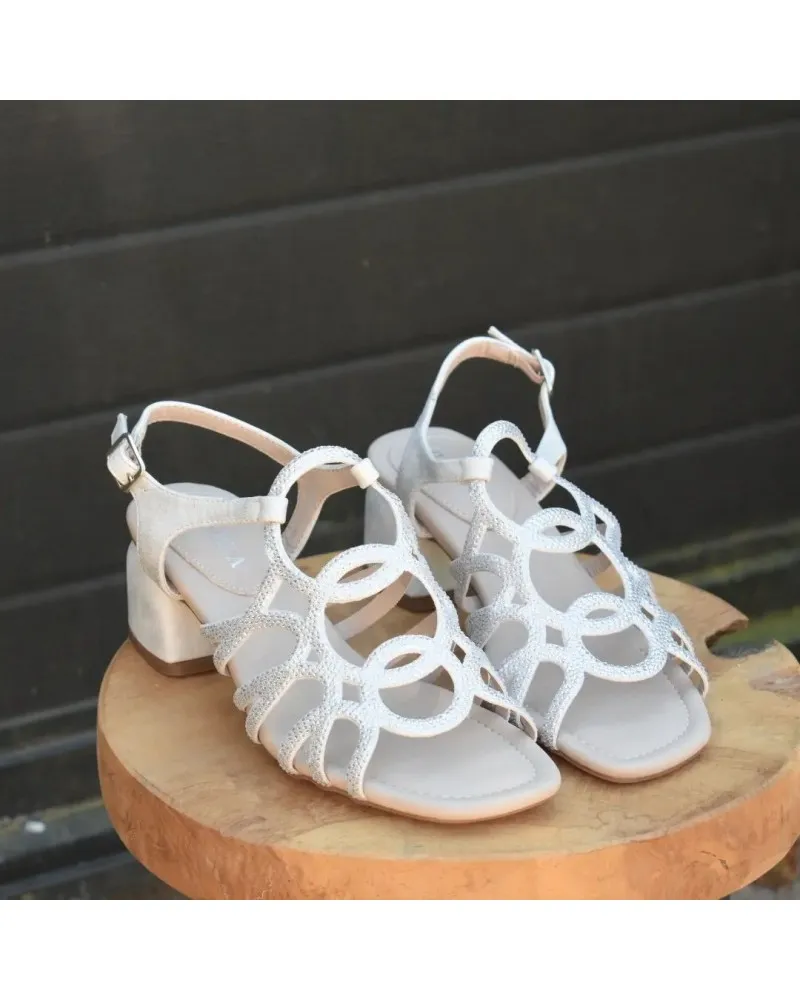 Sandalias tacón bajo DANGELA 23114