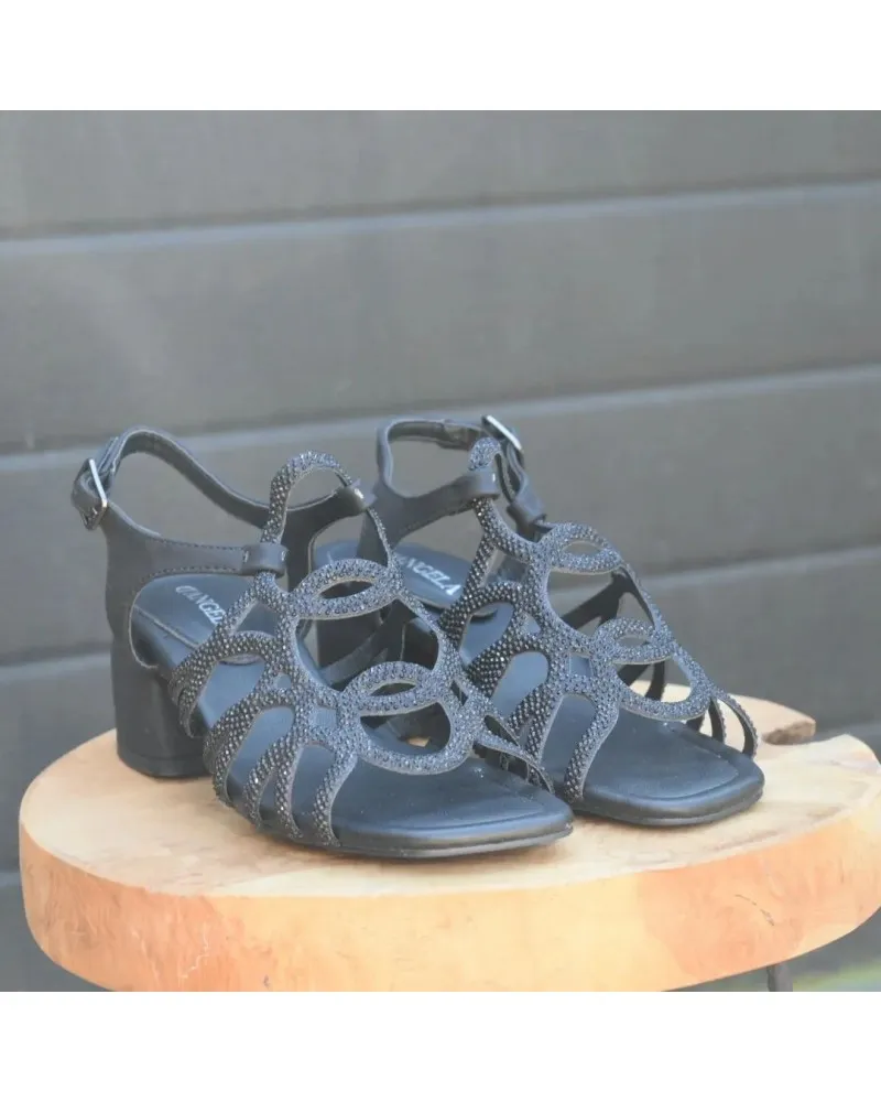 Sandalias tacón bajo DANGELA 23114