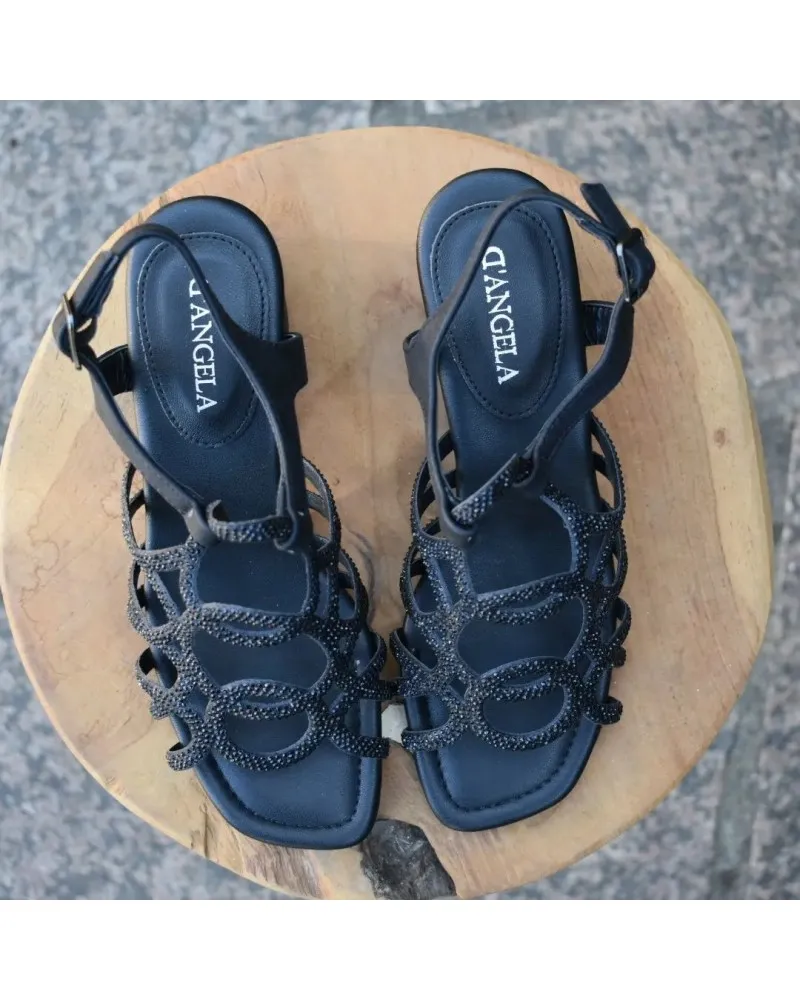 Sandalias tacón bajo DANGELA 23114