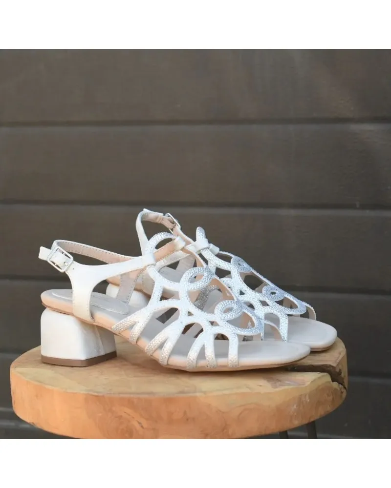 Sandalias tacón bajo DANGELA 23114