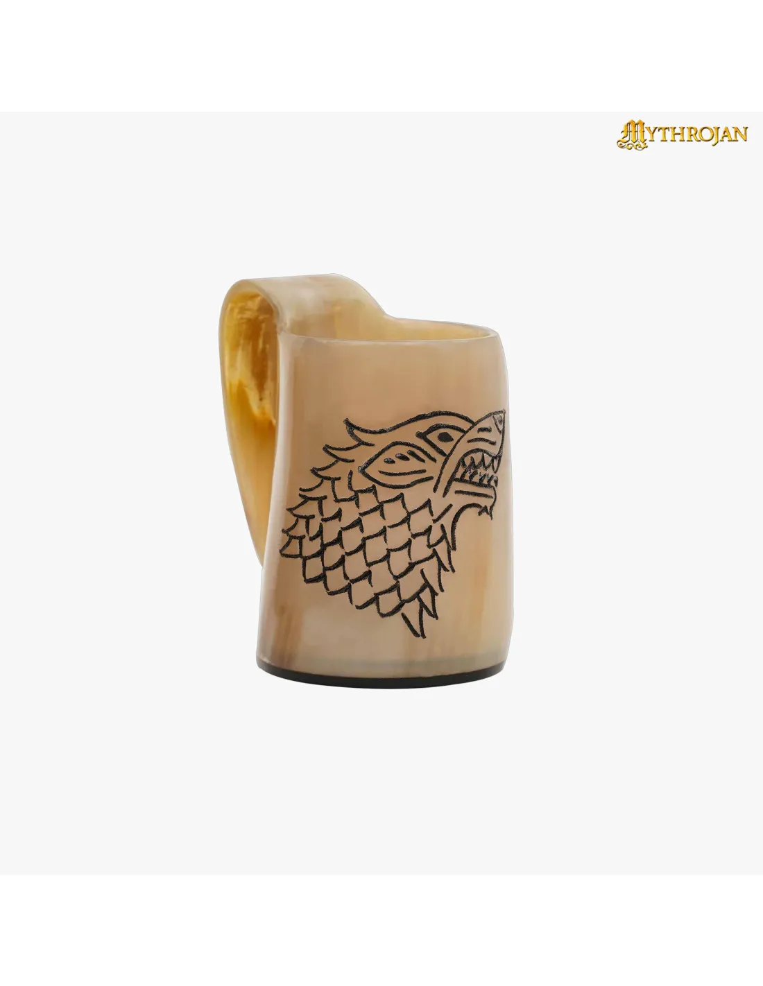 Set vikingdo de 2 tazas de vino diseño Lobo Fenrir
