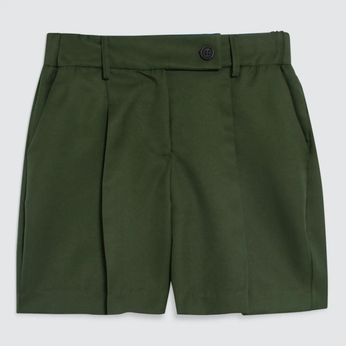 Short Tiro Alto Con Pinzas