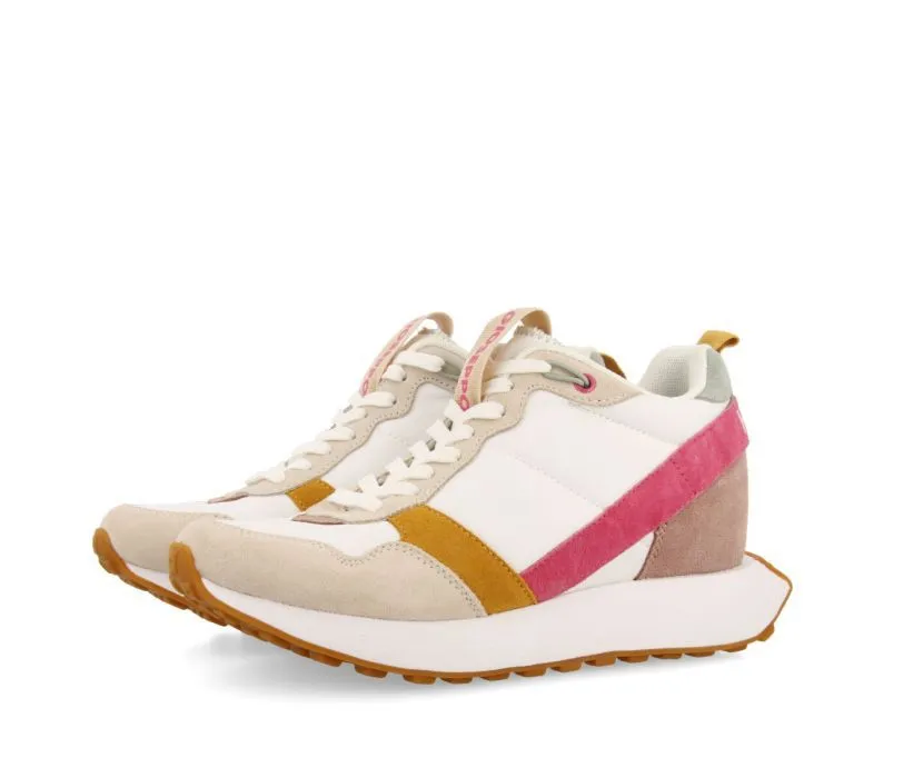 Sneakers GIOSEPPO blancas de inspiración retro con cuña interna VINCLY
