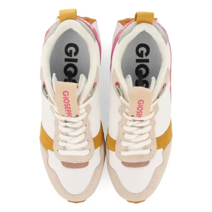 Sneakers GIOSEPPO blancas de inspiración retro con cuña interna VINCLY
