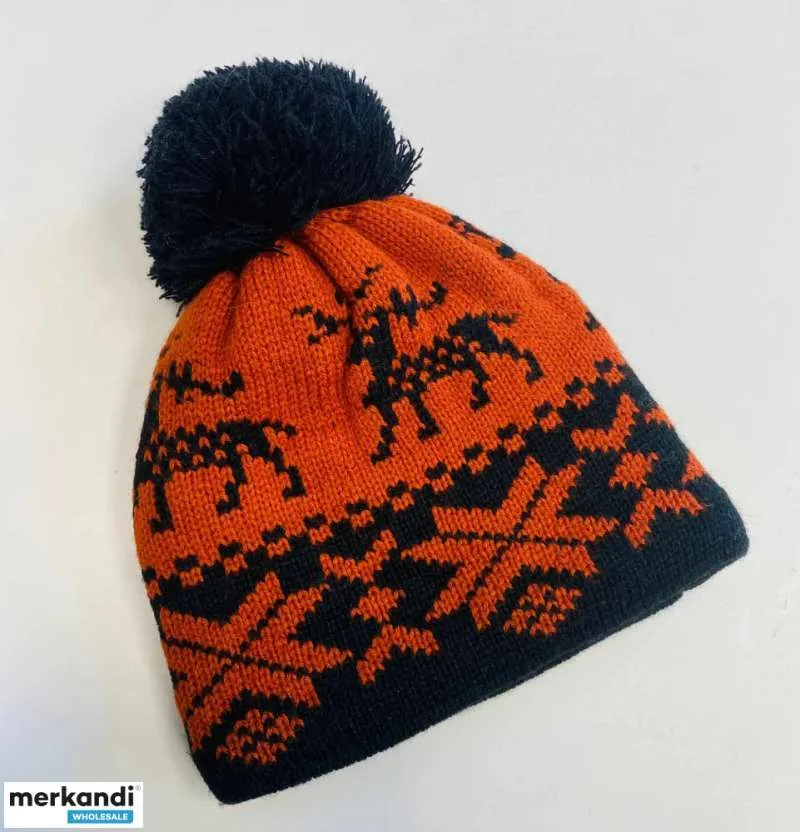 SOMBRERO DE HOMBRE CON POMPóN  COLORES SURTIDOS  NUEVO  OTOñO/INVIERNO