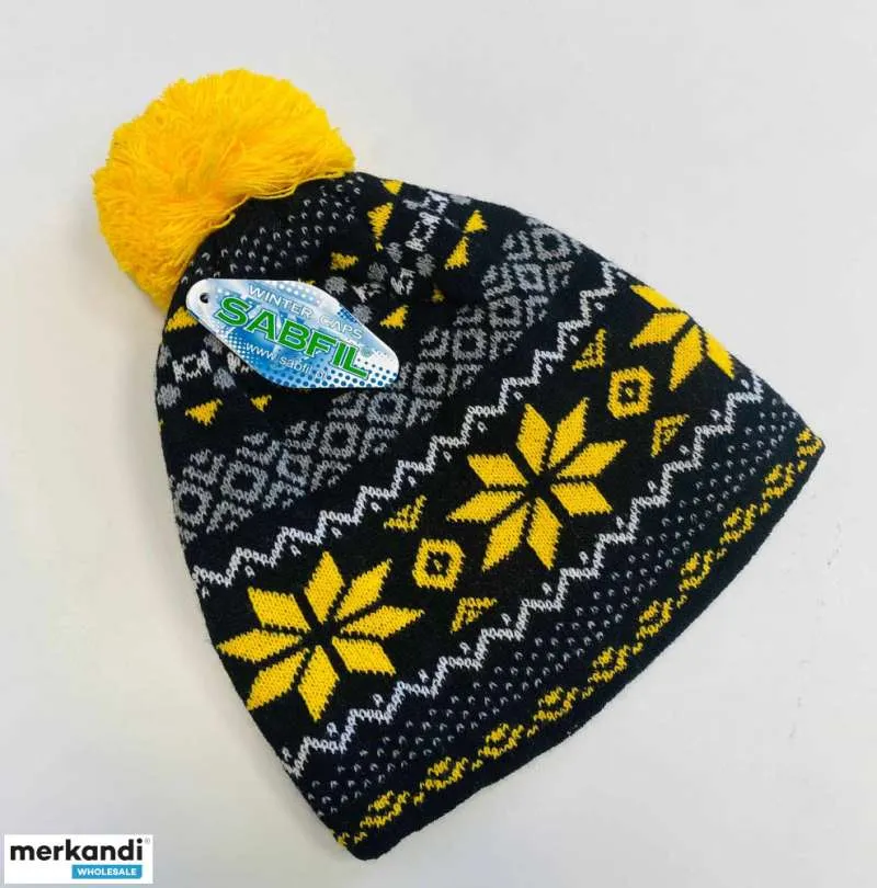 SOMBRERO DE HOMBRE CON POMPóN  COLORES SURTIDOS  NUEVO  OTOñO/INVIERNO