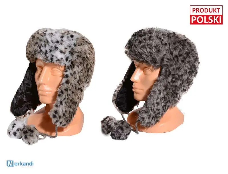 SOMBRERO DE INVIERNO PARA MUJER OREJA USHANKA PRODUCTO POLACO CÁLIDO