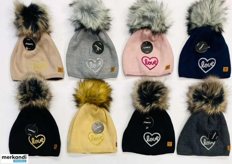SOMBRERO DE MUJER CON ESTAMPADO Y PURPURINA  MEZCLA DE COLORES  OTOñO/INVIERNO