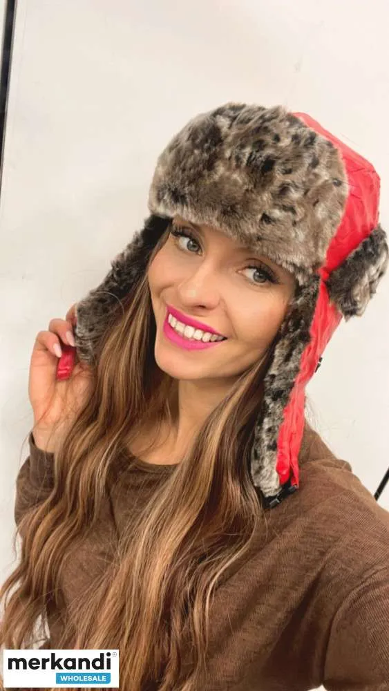 SOMBREROS DE INVIERNO: OREJAS PARA MUJER Y HOMBRE, MEZCLA DE PATRONES Y COLORES NUEVO  CATEGORíA A