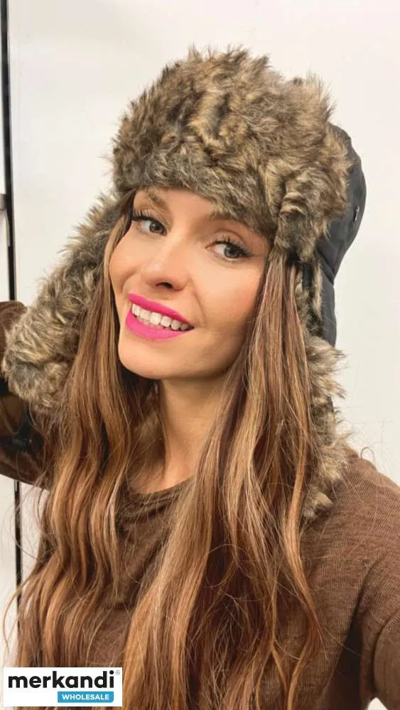 SOMBREROS DE INVIERNO: OREJAS PARA MUJER Y HOMBRE, MEZCLA DE PATRONES Y COLORES NUEVO  CATEGORíA A