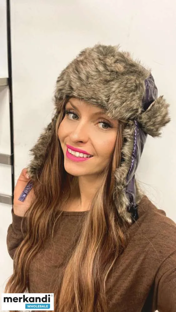 SOMBREROS DE INVIERNO: OREJAS PARA MUJER Y HOMBRE, MEZCLA DE PATRONES Y COLORES NUEVO  CATEGORíA A