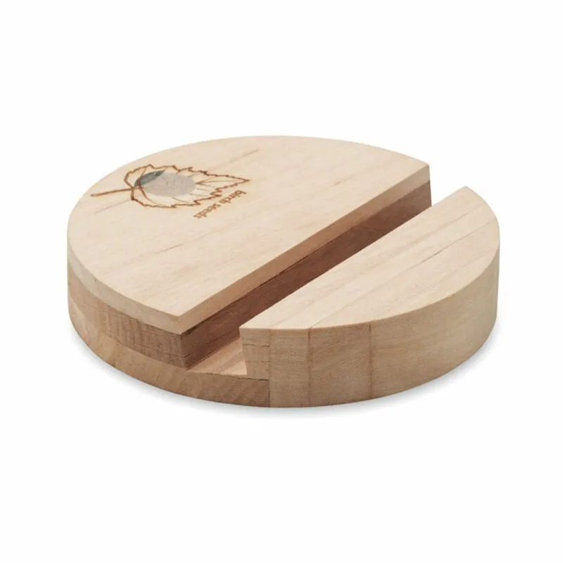 Soporte de móvil promocional con semillas Grouw Round Stand