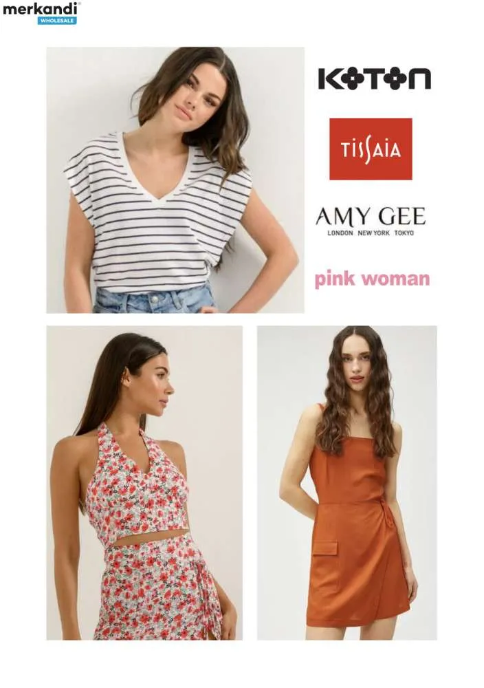 Stock Ropa Mujer Verano Mix Marcas: Tissaia, Pink, Koton, Amy Gee...