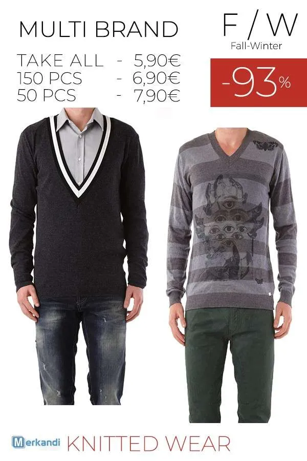 STOCK SUETERS HOMBRE OTOÑO / INVIERNO