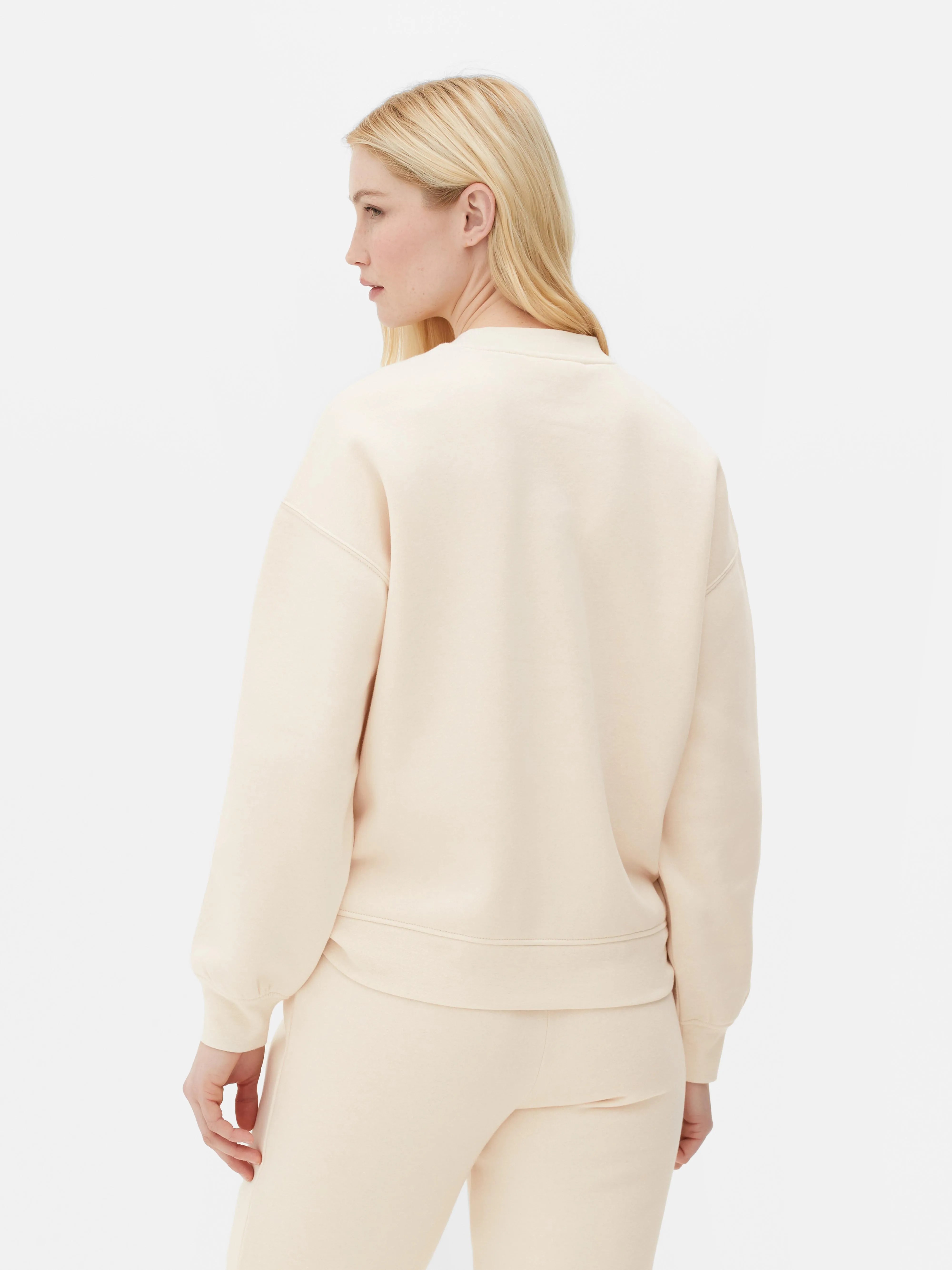 Sudadera de cuello redondo