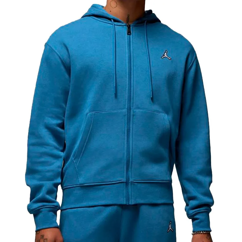 SUDADERA JORDAN BROOKLYN FLEECE FZ AZUL