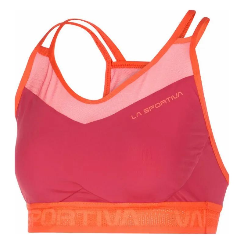 Sujetador La Sportiva Wafaa Top (terciopelo/flamenco) mujer