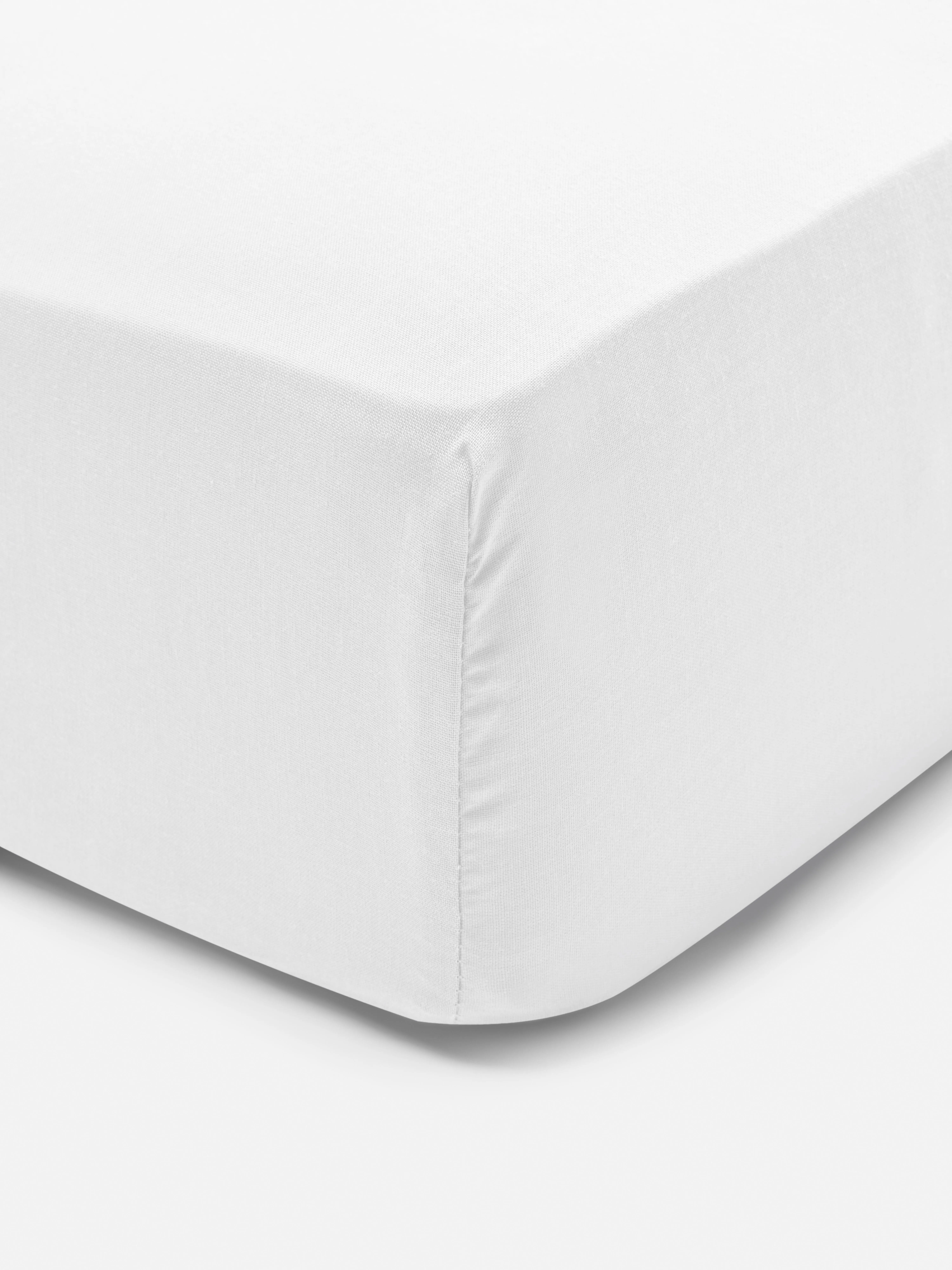 Sábana bajera de algodón para cama king