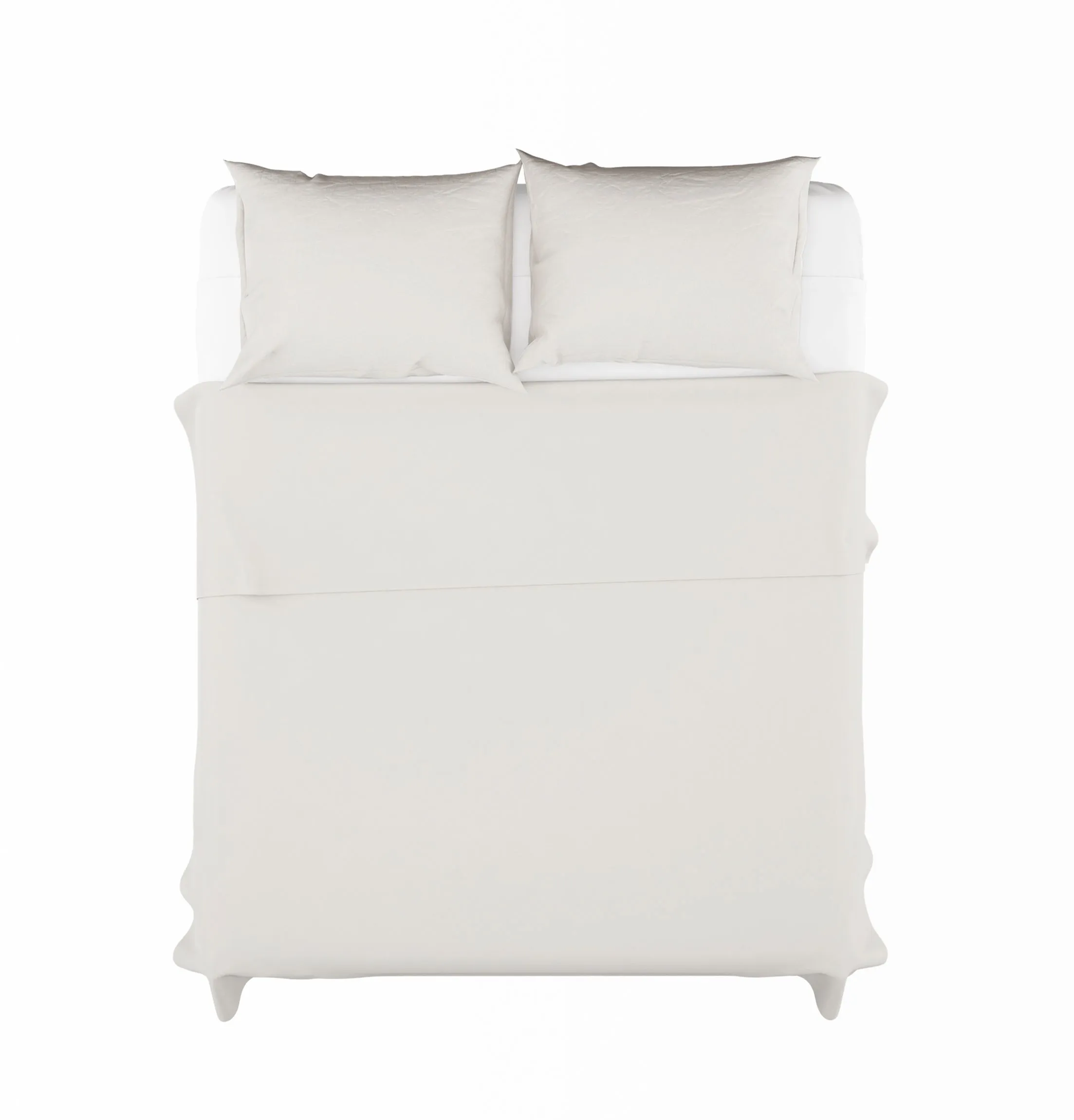 Sábana Encimera Lisa Satén Blanco Cama 150