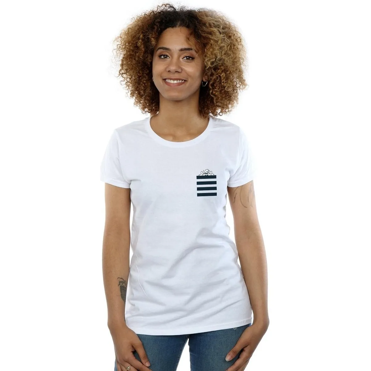 Taz Stripes Faux Pocket