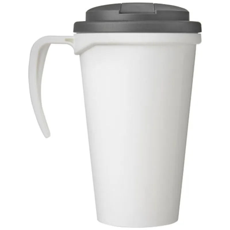Taza con tapa personalizable de 350 ml. Brite Americano