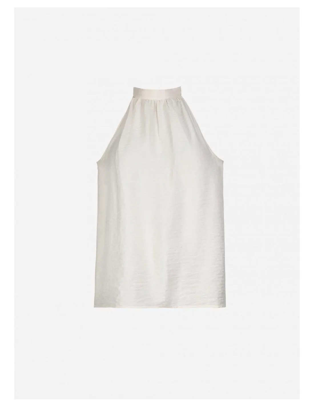 TOP HALTER SIN MANGAS BLANCO ANGE KLOANE