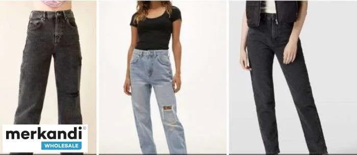 Urban Outfitters tienda de ropa al por mayor stock Pantalones de mezclilla 50 piezas.