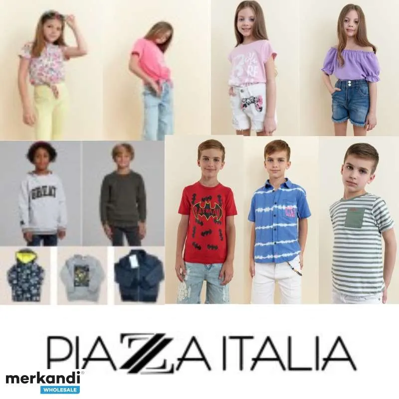 VENTA AL POR MAYOR DE ROPA INFANTIL DE VERANO PIAZZA ITALIA  COLECCIóN NUEVA Y SURTIDA