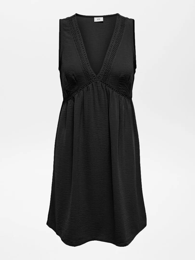 VESTIDO DE ESTILO BOHEMIO  NEGRO