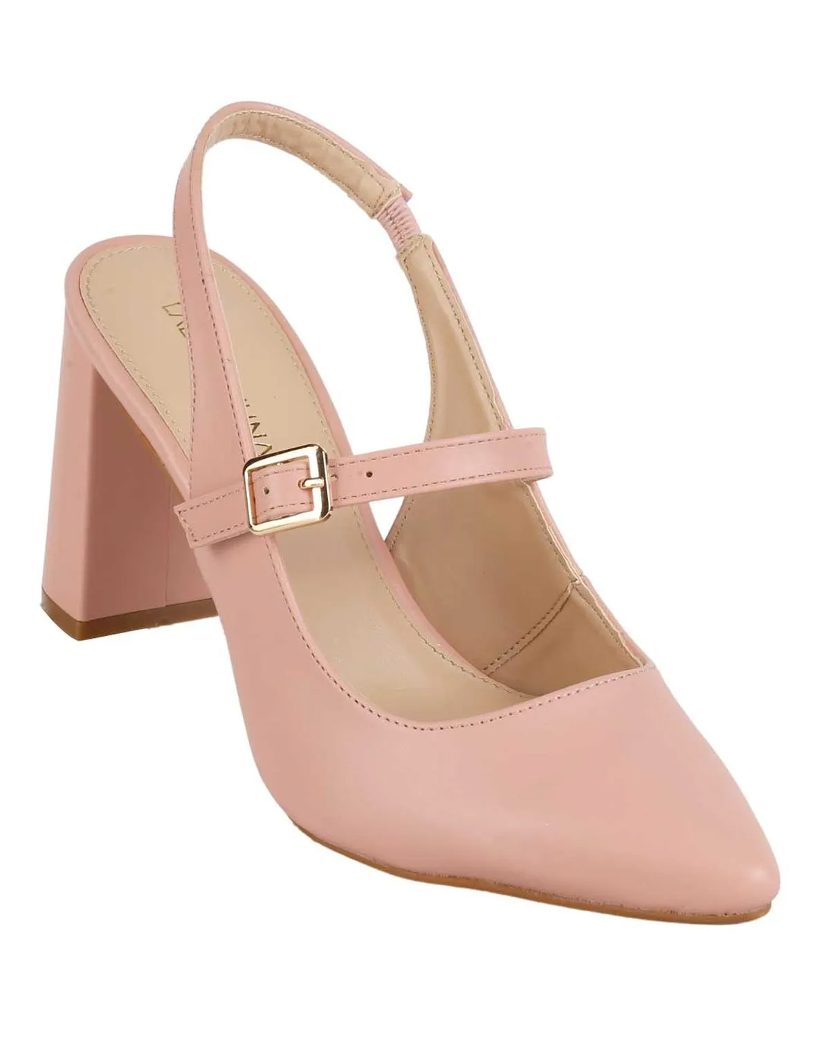 Zapatilla Mujer Tacón Rosa Lady Paulina 02704006