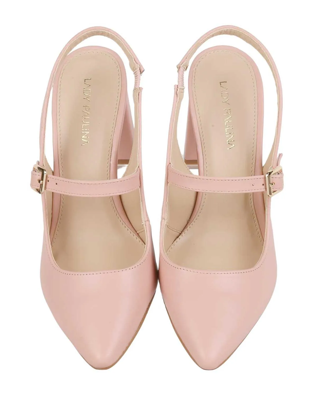 Zapatilla Mujer Tacón Rosa Lady Paulina 02704006