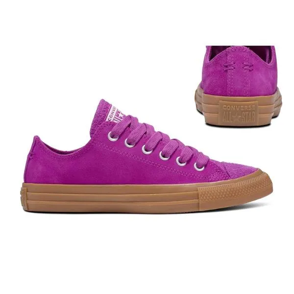 Zapatilla para Mujer Converse All Star Ox. Suede Fucsia