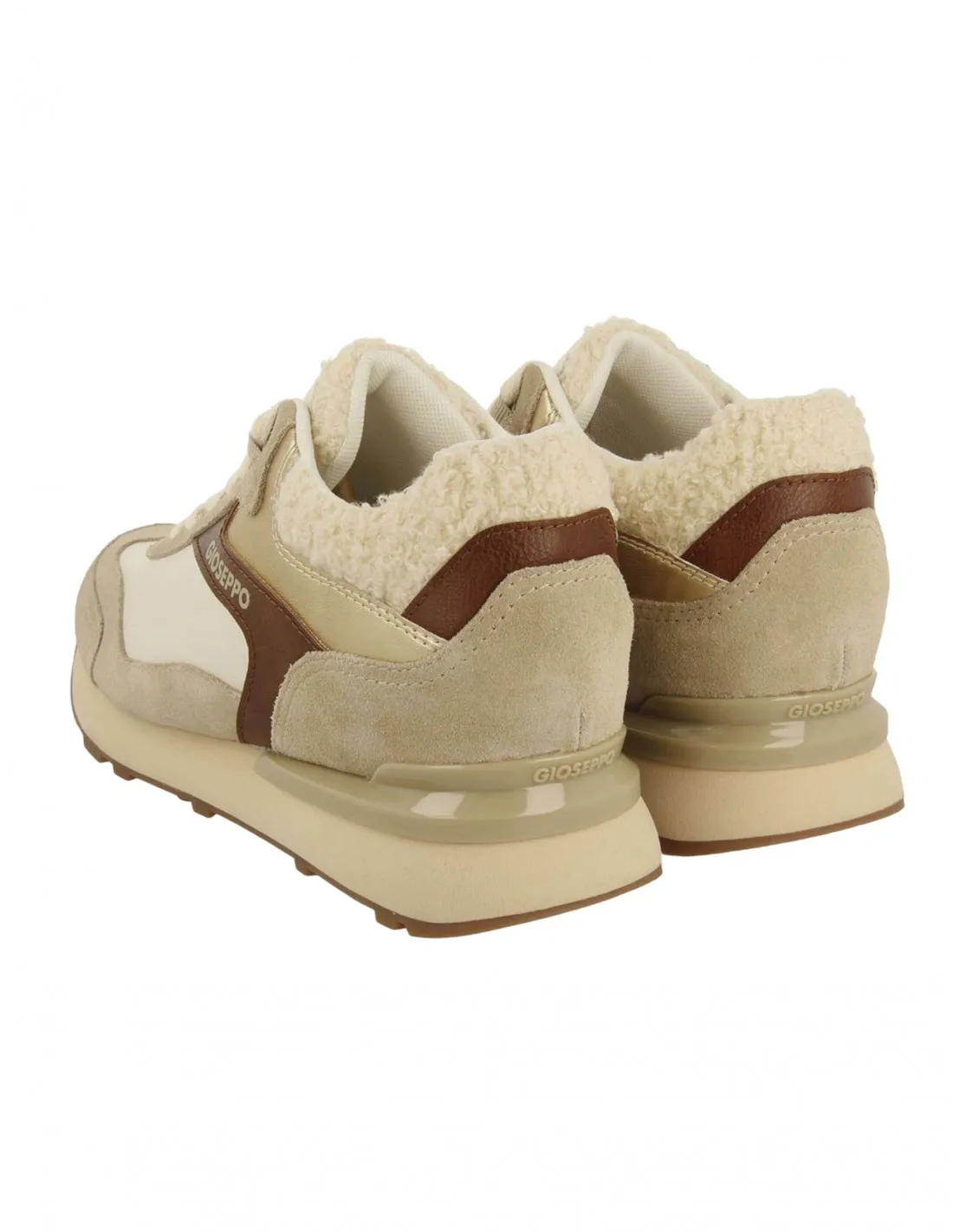 Zapatillas Borreguito Cuña Interna Gioseppo