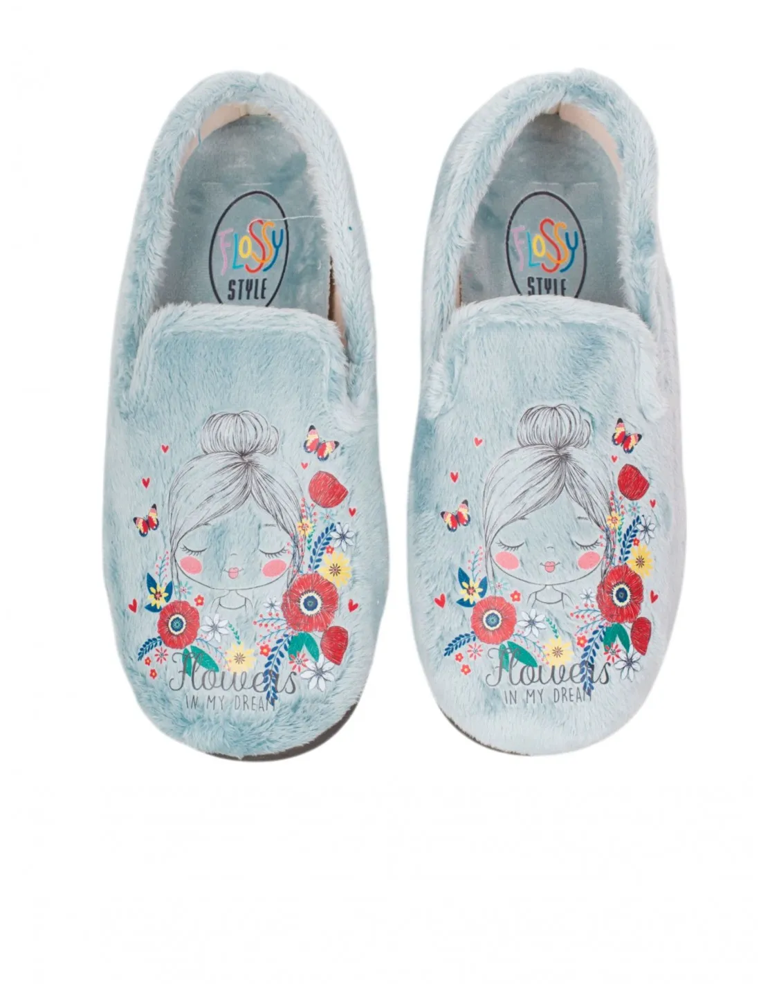 Zapatillas Casa Cerradas Flores