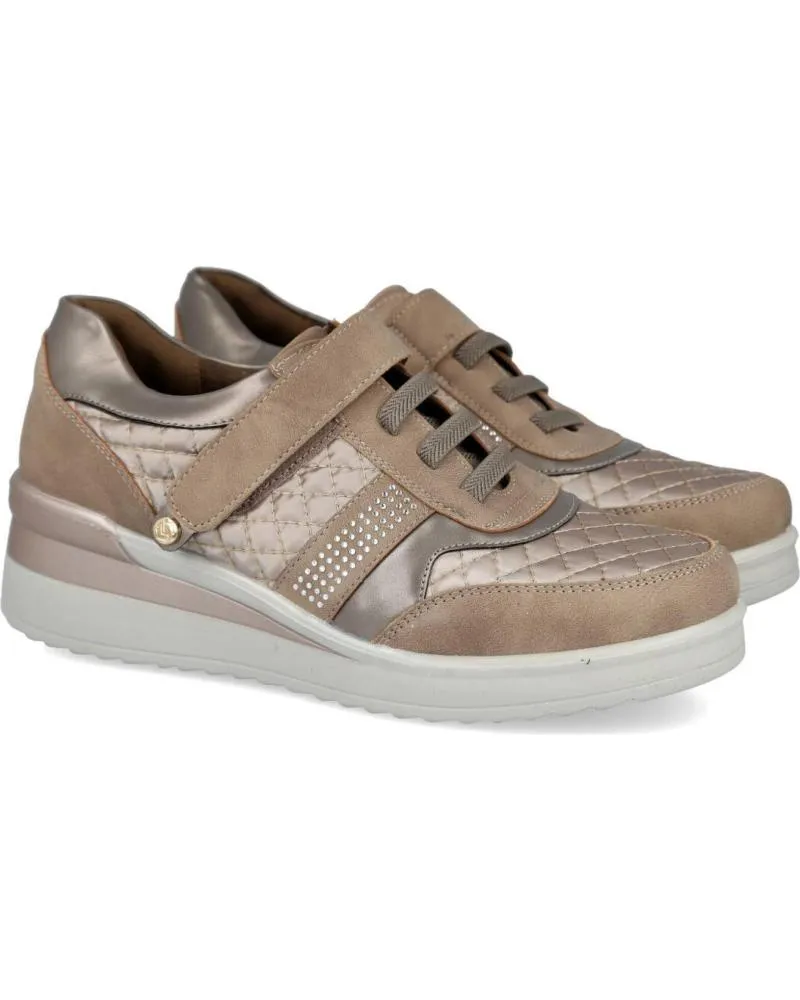 Zapatillas deporte MYSOFT  de Mujer 24M578 SNEAKERS DE MUJER  TAUPE