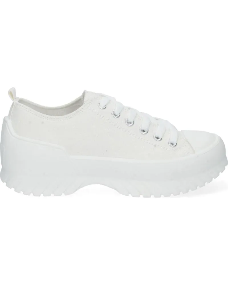 Zapatillas deporte PUNTOSALAO  de Mujer ZAPATILLAS PLANAS DE LONA CON PLATAFORMA MUJER COLOR BLANCO  VARIOS COLORES