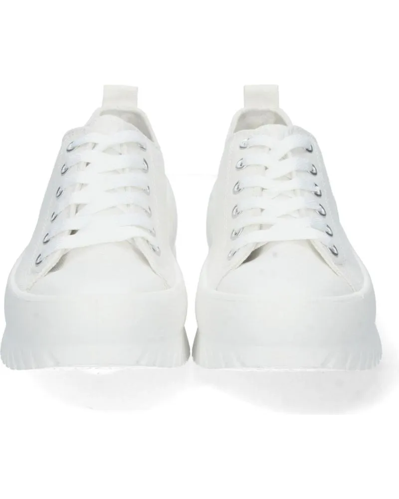 Zapatillas deporte PUNTOSALAO  de Mujer ZAPATILLAS PLANAS DE LONA CON PLATAFORMA MUJER COLOR BLANCO  VARIOS COLORES