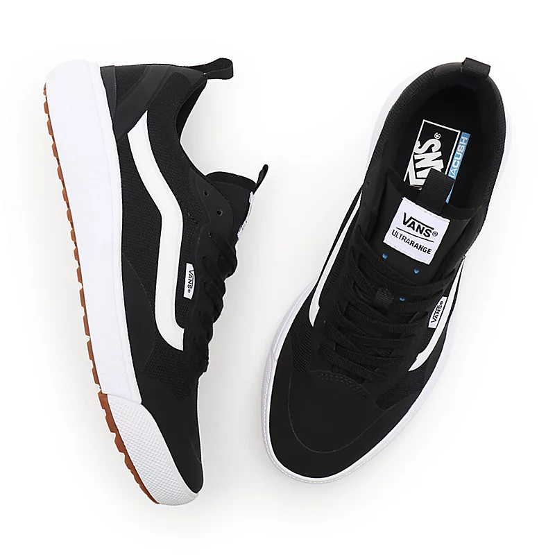 Zapatillas VANS cómodas Sneakers deporte hombre ULTRARANGE EXO black Modelo: VN0A4U1KBLK negras suelas blancas
