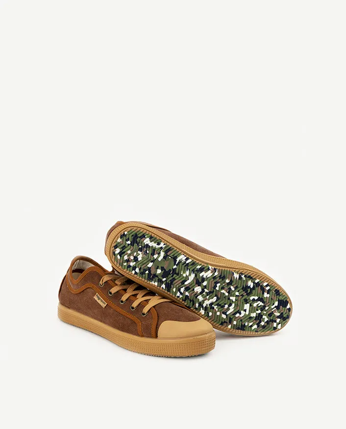 Zapatillas veganas marrones para hombre y mujer cipr&eacute;s caf&eacute;