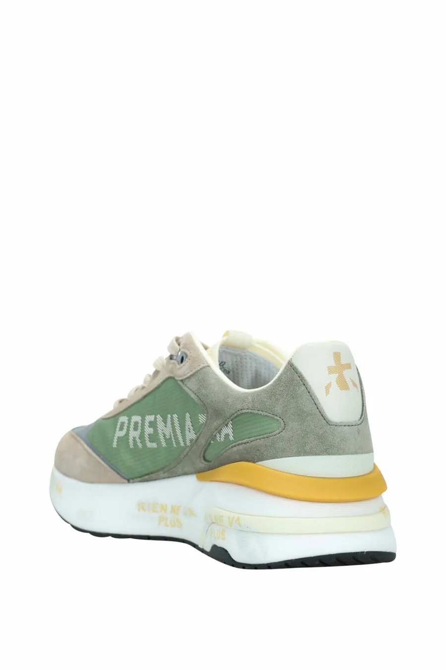 Zapatillas verde con beige 