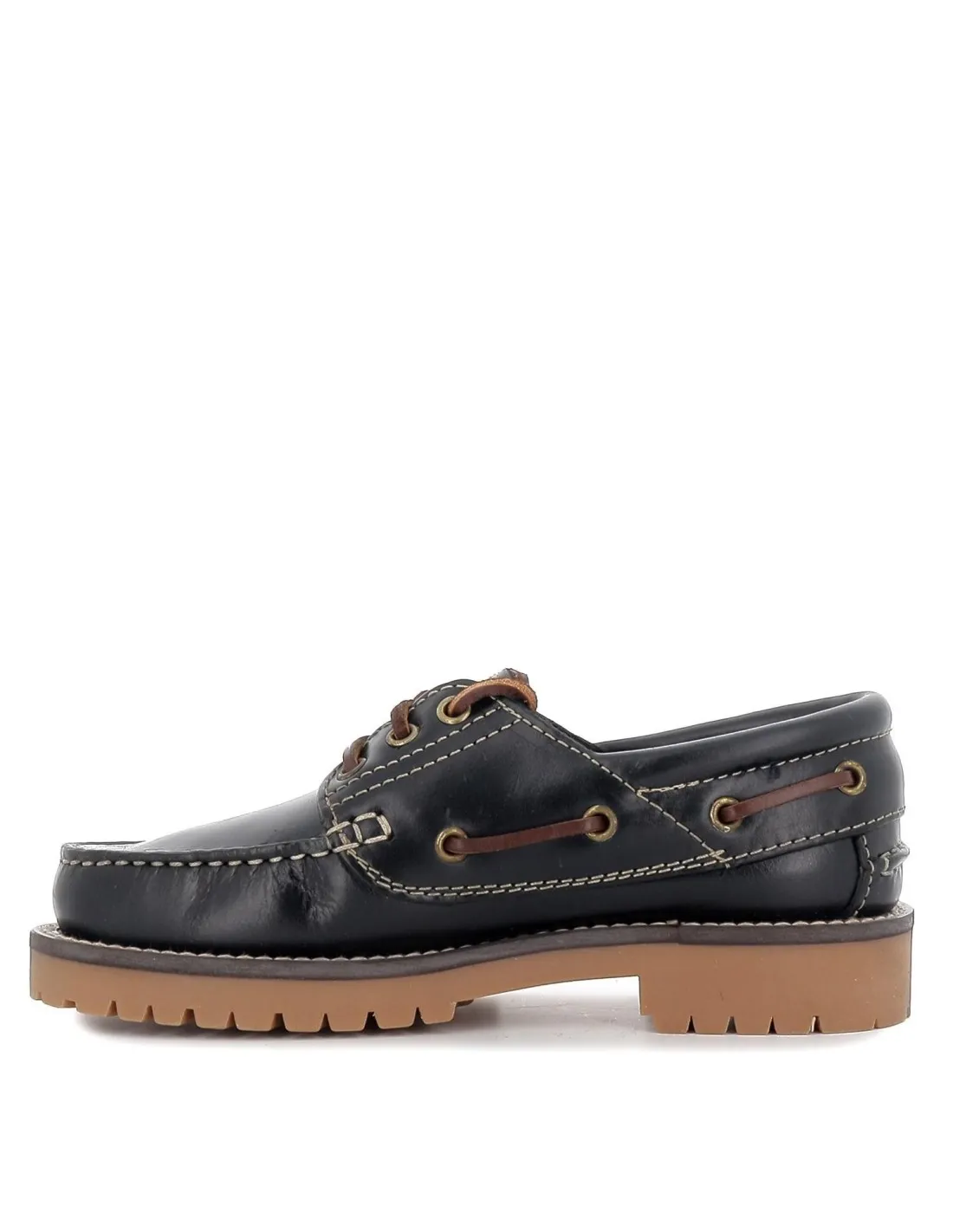 Zapato náutico de piel para hombre SNIPE